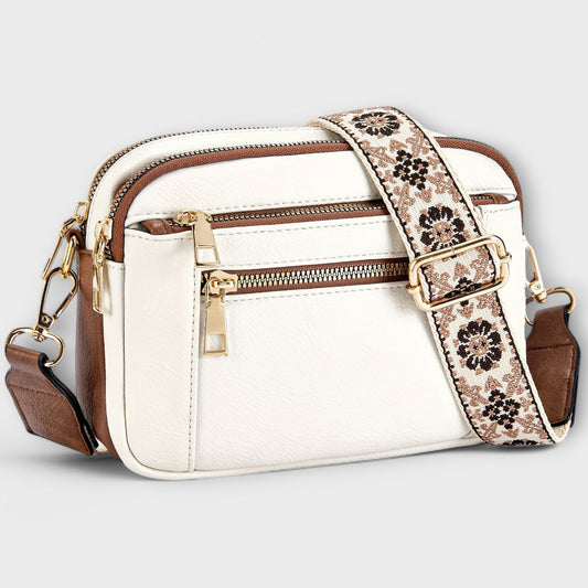 Bolsa cruzada de cuero vegano