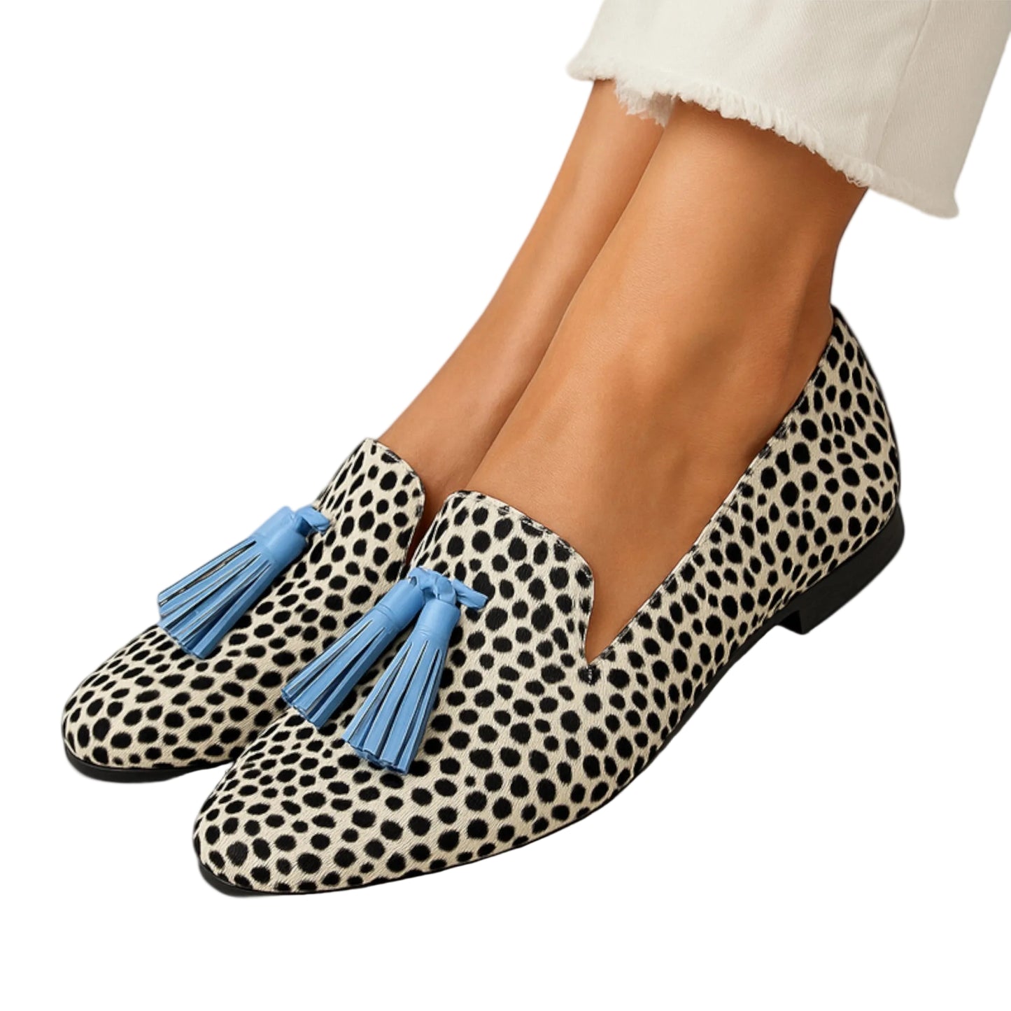 Mira - Zapatilla con Borlas