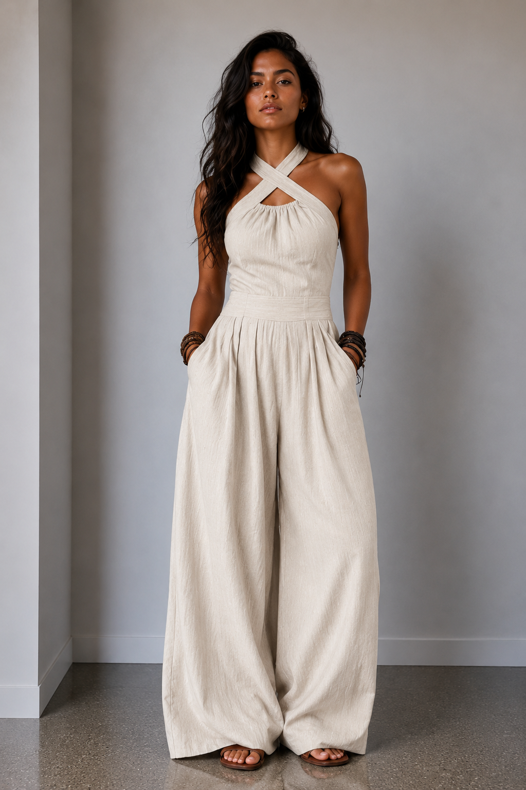 Ariana | Mono Elegante Escote Cruzado