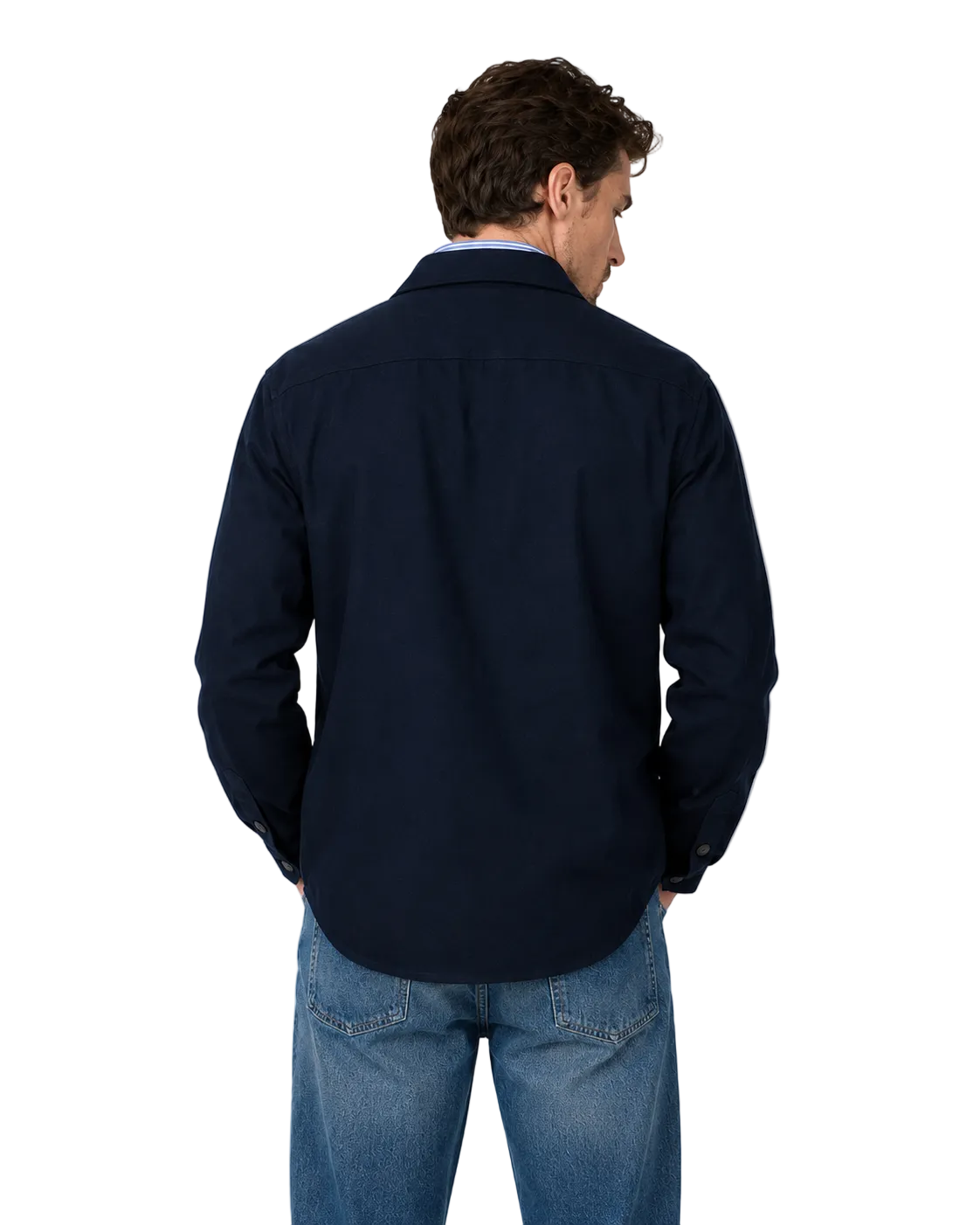 Camisa Larga de Sarga