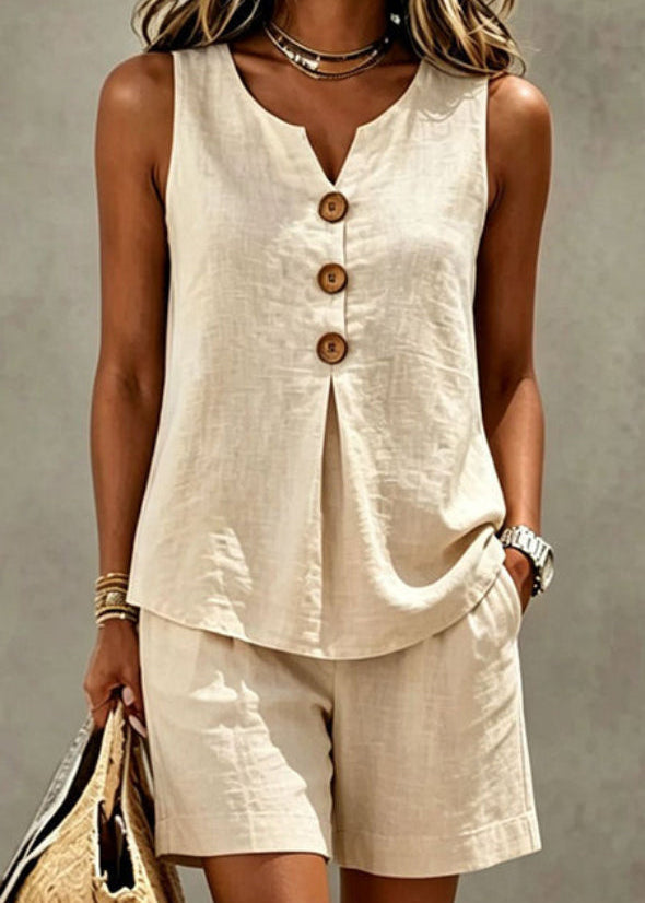 Solana | Conjunto con camisa y pantalones cortos