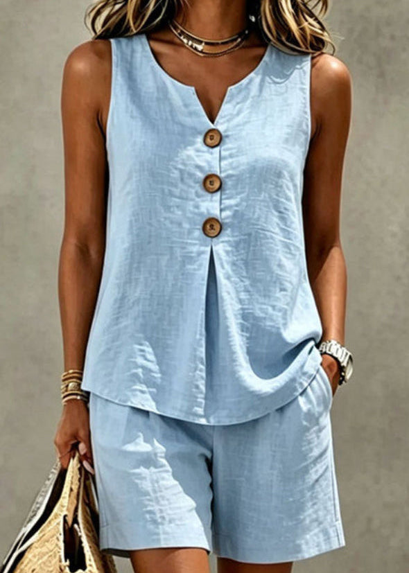 Solana | Conjunto con camisa y pantalones cortos