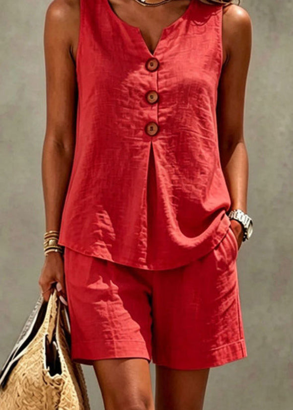 Solana | Conjunto con camisa y pantalones cortos