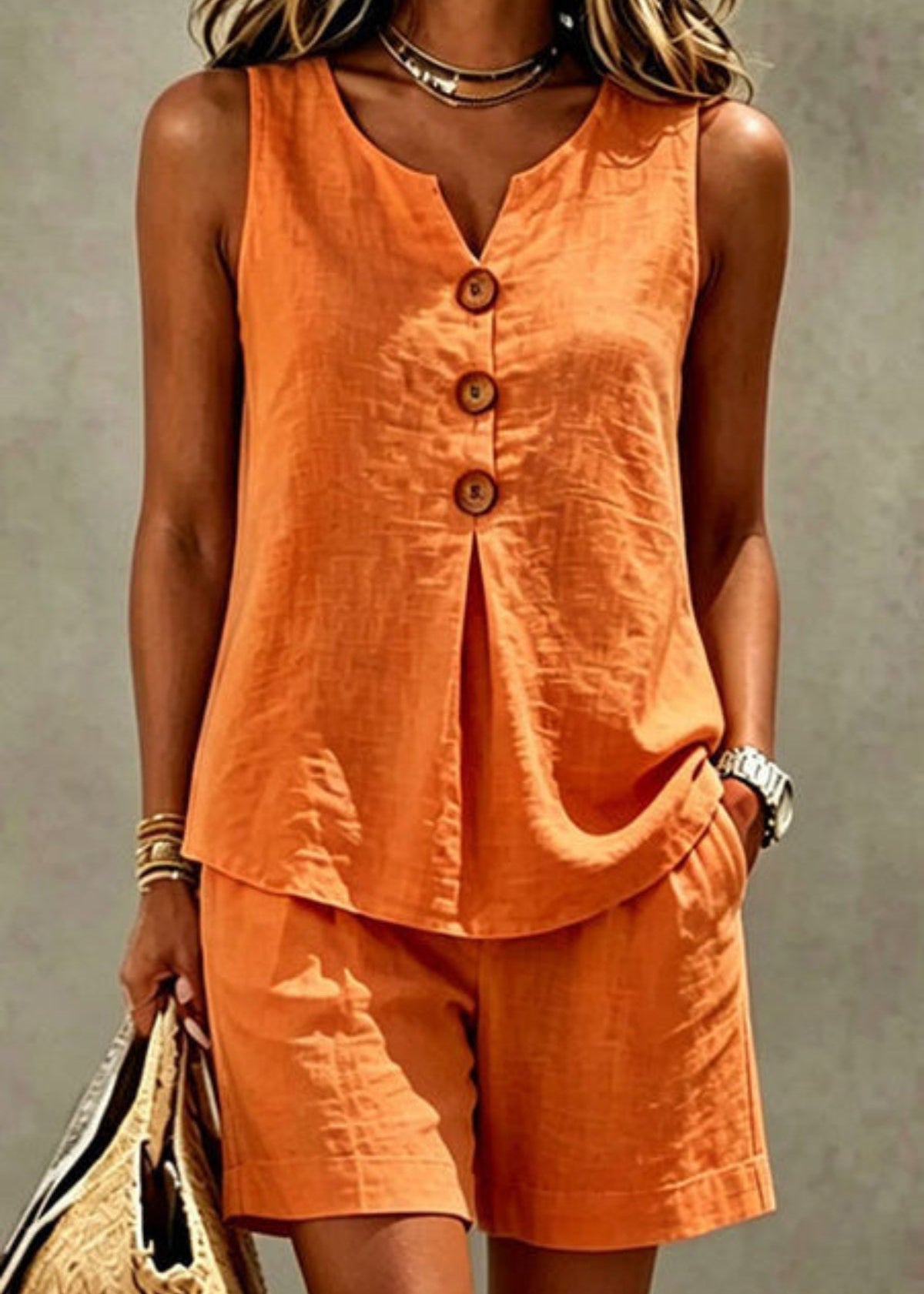 Solana | Conjunto con camisa y pantalones cortos